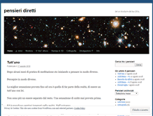Tablet Screenshot of pensieridiretti.com